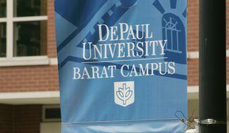 The lawsuit by Jason D. Hill, a tenured philosophy professor, accused DePaul of defamation, breach of contract and economic interference, saying that the professor was subject to death threats and arguing that university officials are building a case to dismiss him over the article. (Associated Press file photo)