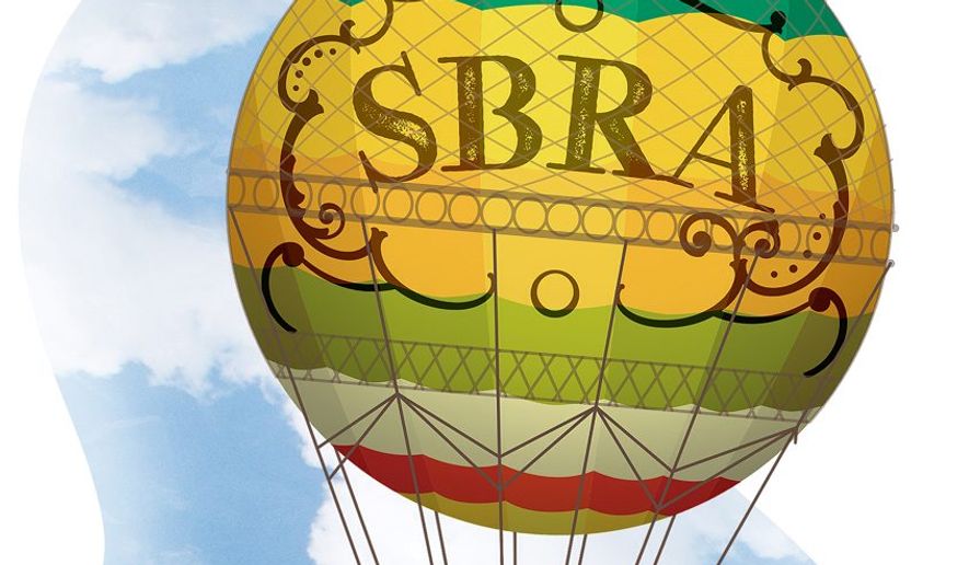 Biz Saving Balloon Illustration by Greg Groesch/The Washington Times