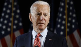 Former Vice President Joseph R. Biden said he will not heed calls to have the University of Delaware release his Senate papers. (AP Photo/Matt Rourke, File)
