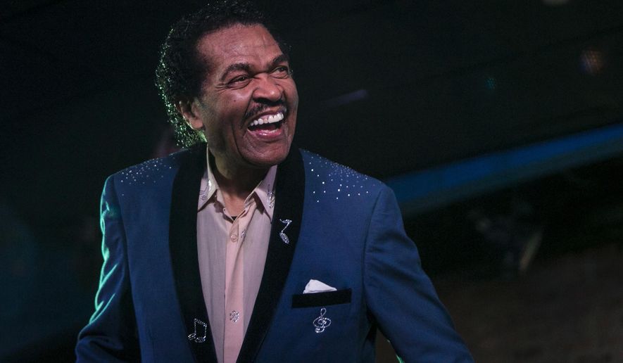 FILE - In this Thursday night, Jan. 4, 2018 file photo, Bobby Rush performs at the opening night, a benefit for PCaBlue, at Buddy Guy's Legends in Chicago. Blues mainstay Bobby Rush, who has said he has suffered from symptoms of the new coronavirus, won the soul blues album category in the Blues Music Awards Sunday, May 3, 2020. The awards show Sunday was moved online due to the coronanavirus outbreak. (Ashlee Rezin/Chicago Sun-Times via AP, File)