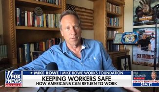 Mike Rowe of &quot;Dirty Jobs&quot; fame discusses the conronavirus pandemic and its effect on so-called &quot;non-essential&quot; jobs, May 5, 2020. (Image: Fox News video screenshot) 