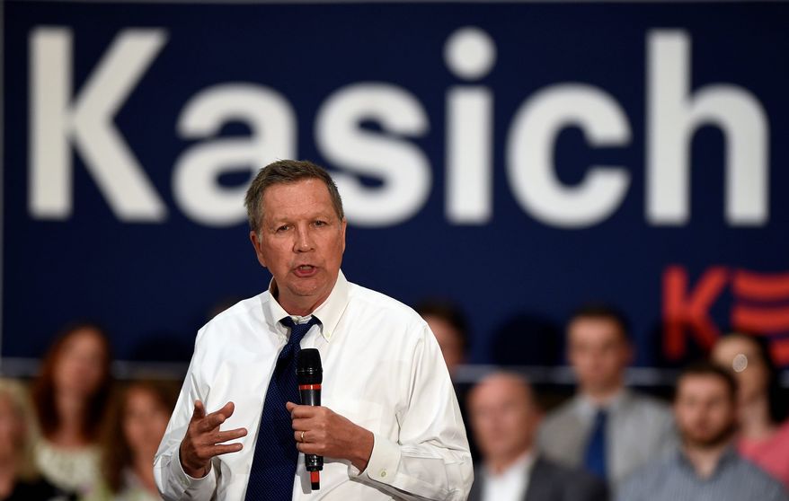 Former Ohio Gov. John Kasich may be associated with a group called "Republicans for Biden," according to the Daily Beast. (Associated Press)