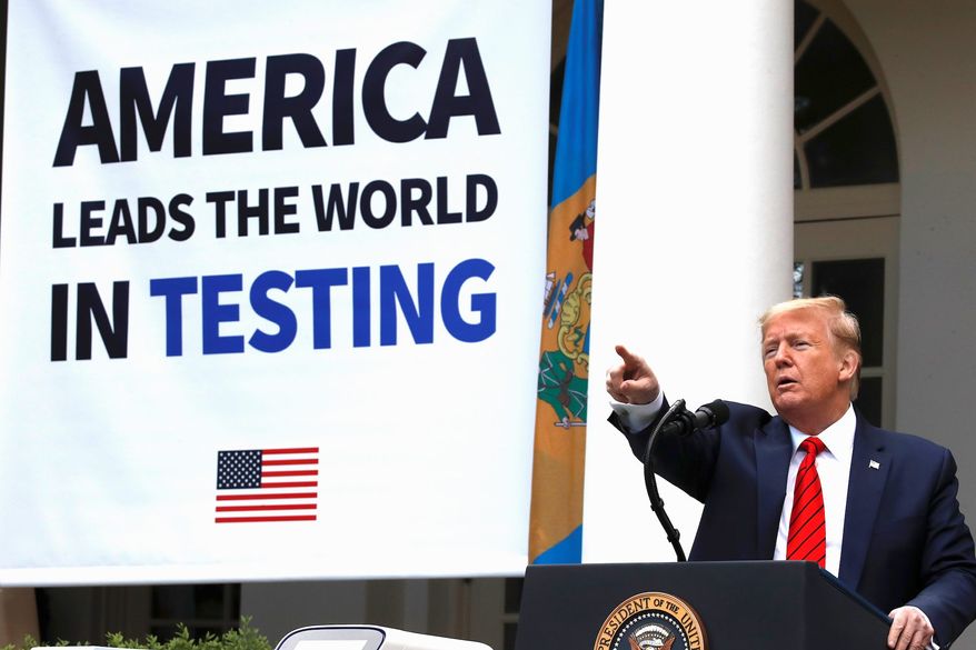 Pollsters and analysts now wonder whether the coronavirus response will influence President Trump's reelection chances in November. (Associated Press)