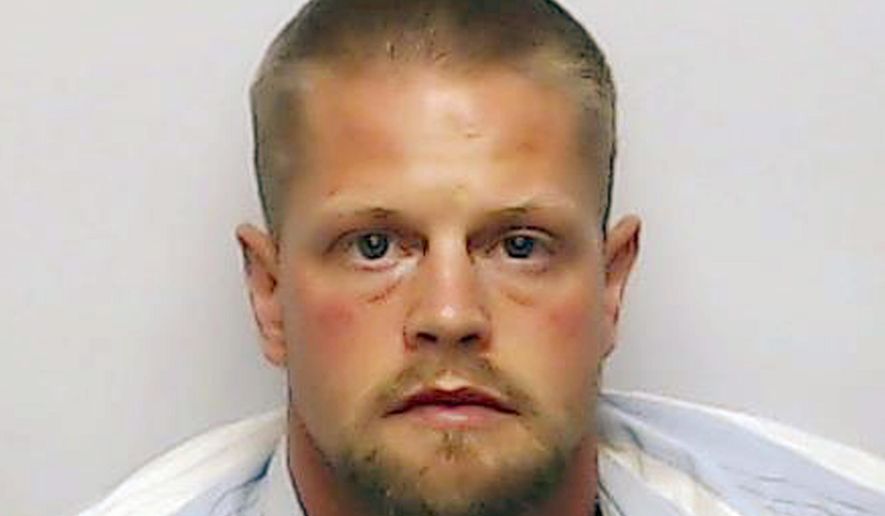 FILE - This undated booking file photo provided by the Clark County, Ind., Sheriff's Office shows Joseph Oberhansley. The southern Indiana man accused of killing his ex-girlfriend and eating parts of her body is headed to a state mental hospital months after being found incompetent to stand trial in the 2014 slaying. After a two-month wait due to the coronavirus outbreak, a transport order was issued Tuesday, May 12, 2020, directing the Clark County Sheriff's Office to transport Oberhansley to Logansport State Mental Hospital by Monday morning, May 18. (Clark County Sheriff's Office via AP, File)