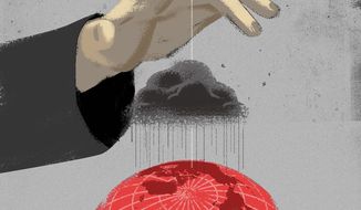Communist China’s imperialist dreams illustration by Linas Garsys / The Washington Times
