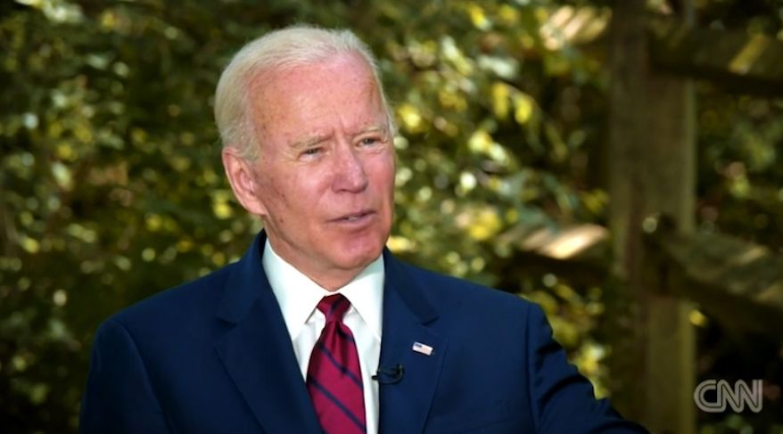 Presumptive Democratic presidential nominee Joe Biden said Tuesday, May 27, 2020, that he responded &quot;in kind&quot; to radio host Charlamagne tha God when he made the controversial &quot;you ain&#39;t black&quot; remark last week on &quot;The Breakfast Club.&quot; (screengrab via CNN)