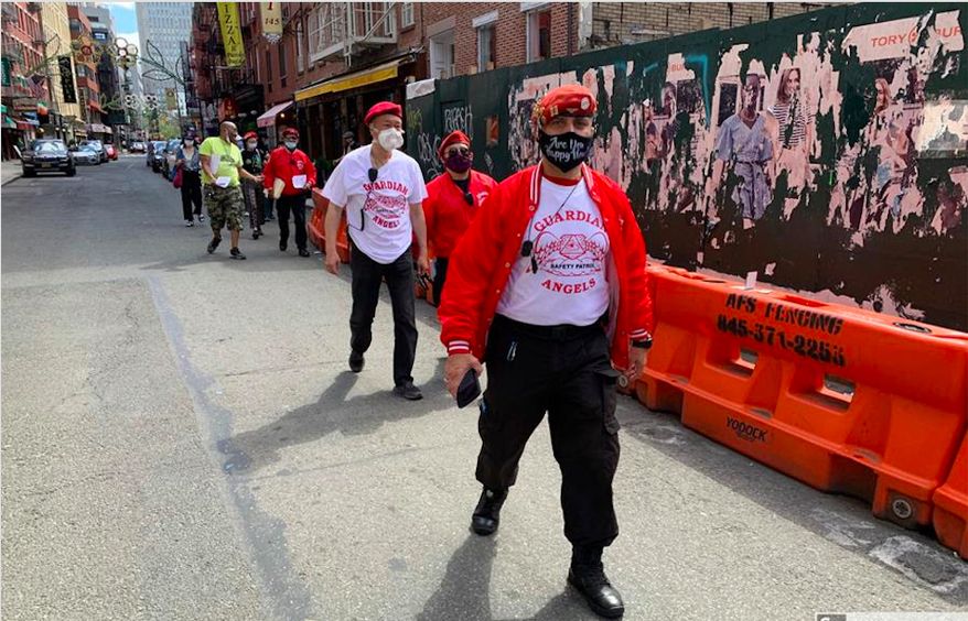 The all-volunteers Guardian Angels have vowed to protect New York City following &quot;mayhem&quot; which has erupted on the streets following the death of George Floyd. (Image courtesy of the Guardian Angels.)