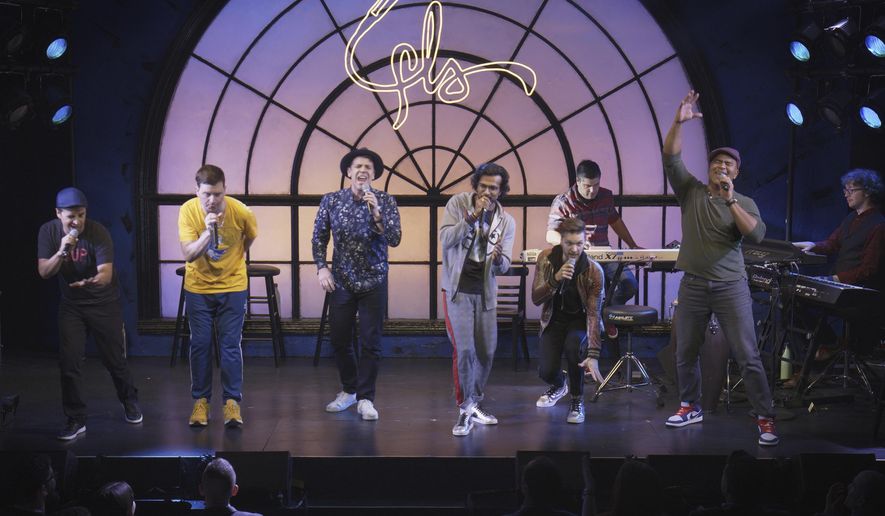 This image released by Hulu shows a scene from &amp;quot;We Are Freestyle Love Supreme.&amp;quot; (Hulu via AP)