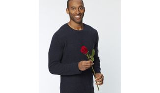 This image released by ABC shows Matt James, who will be the next bachelor on the 25th season of the romance reality series &amp;quot;The Bachelor.&amp;quot; (Craig Sjodin/ABC via AP)
