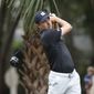 Jordan Spieth hits from the 11th tee during the first round of the RBC Heritage golf tournament, Thursday, June 18, 2020, in Hilton Head Island, S.C. (AP Photo/Gerry Broome)  **FILE**