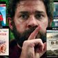 Last-minute 4K movie gift ideas for dad include &quot;Jaws: 45th Anniversary Edition,&quot; &quot;The Deer Hunter: Collector&#39;s Edition,&quot; &quot;War of the Worlds: 15th Anniversary Edition&quot; and &quot;D-Day Normandy: 75th Anniversary Edition.&quot; Background image: John Krasinski in &quot;A Quiet Place&quot;