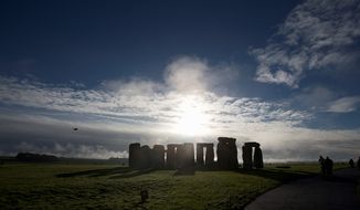 Archaeologists have discovered evidence of standing stones believed to be the remnants of a major Neolithic stone monument near the Stonehenge ruins. (ASSOCIATED PRESS)