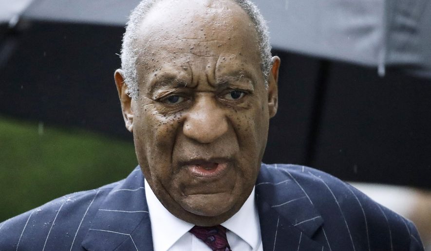 In this Sept. 25, 2018, file photo, Bill Cosby arrives for a sentencing hearing following his sexual assault conviction at the Montgomery County Courthouse in Norristown Pa. Cosby has won the right to fight his 2018 sexual assault conviction before the Pennsylvania Supreme Court. The 82-year-old Cosby has been imprisoned in suburban Philadelphia for nearly two years after a jury convicted him of drugging and sexually assaulting a woman in 2004. He’s serving a three- to 10-year sentence. The Supreme Court has agreed to review two aspects of the case that Cosby’s lawyers challenge. (AP Photo/Matt Rourke, File) **FILE**