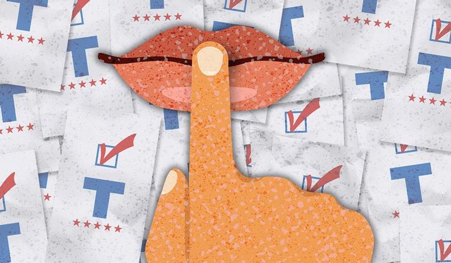 Power of the Silent Majority Illustration by Greg Groesch/The Washington Times