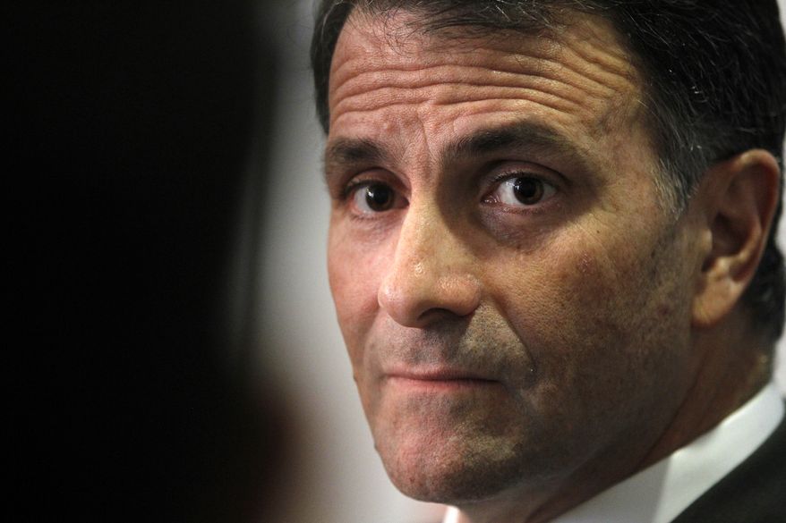This Feb. 2, 2012, file photo shows former lobbyist Jack Abramoff speaking in Washington. U.S. officials say Abramoff, a once-powerful lobbyist who spent time in federal prison for fraud and corruption, has been charged in a San Francisco court in an investor fraud case involving cryptocurrency and lobbying disclosure. U.S. Attorney David Anderson said Thursday, June 25, 2020, Abramoff of Silver Spring, Maryland, has agreed to plead guilty to criminal conspiracy charges and could face up to five years in jail. (AP Photo/Charles Dharapak, File) ** FILE **