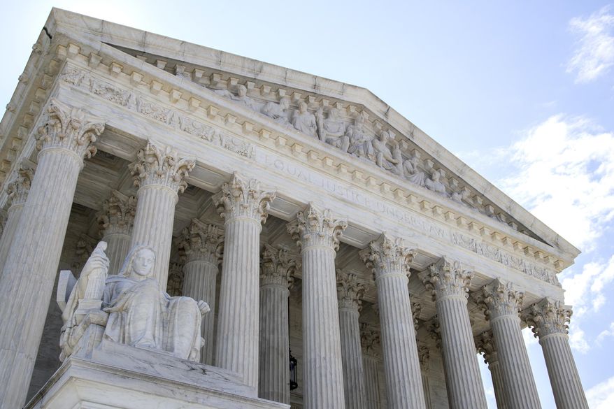 The U.S. Supreme Court is seen Tuesday, June 30, 2020, in Washington. (AP Photo/Manuel Balce Ceneta)