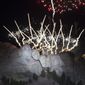 Fireworks light the sky at Mount Rushmore National Memorial, Friday, July 3, 2020, near Keystone, S.D., after President Donald Trump spoke. (AP Photo/Alex Brandon)