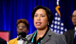D.C. Mayor Muriel Bowser on Monday said the city is plagued by another epidemic besides the coronavirus after three people, including an 11-year-old boy, were fatally shot in the District over the Fourth of July weekend. (Associated Press)


