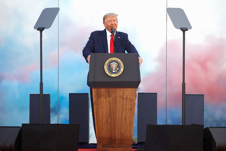 A new book by columnist Kurt Schlichter has identified the top 21 repeat lies media and critics tell about President Trump. (Associated Press)