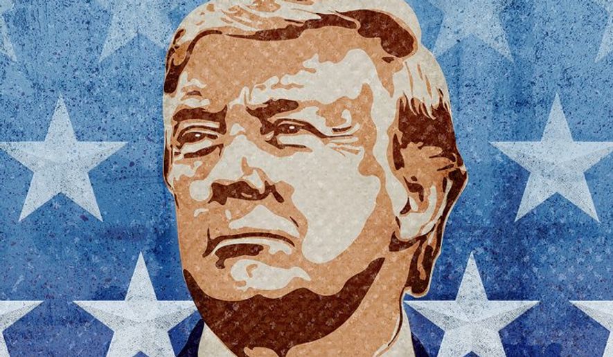 Trump the Patriot Illustration by Greg Groesch/The Washington Times