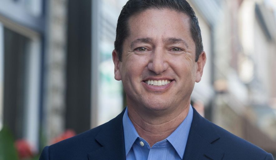 David Richter poses for a photo July 31, 2019. Richter is seeking the Republication nomination for the House of Representatives in New Jersey's 3rd Congressional District in the July 7 New Jersey primary. (Philip W. Scott/David Richter for Congress via AP)