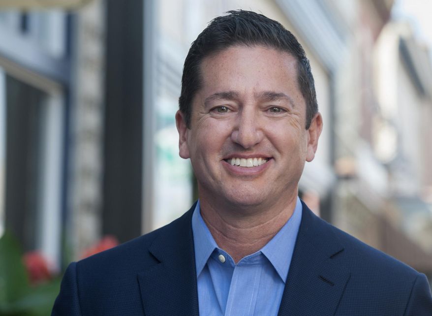 David Richter poses for a photo July 31, 2019. Richter is seeking the Republication nomination for the House of Representatives in New Jersey's 3rd Congressional District in the July 7 New Jersey primary. (Philip W. Scott/David Richter for Congress via AP)