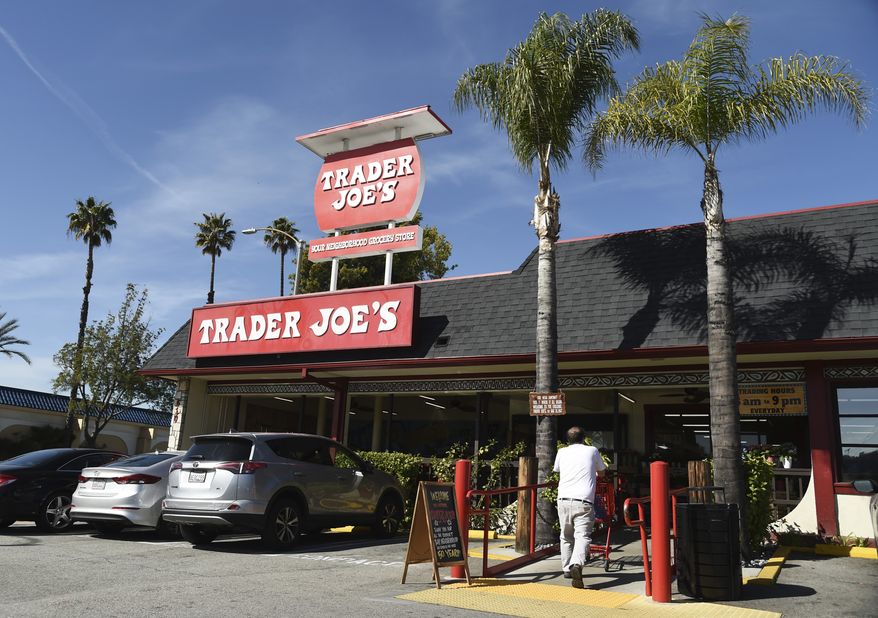 Responding to calls for Trader Joe's to stop labeling its international food products with ethnic-sounding names, the grocery store chain said it has been in a yearslong process of repackaging those products and will soon complete the work. (AP Photo/Chris Pizzello, File)