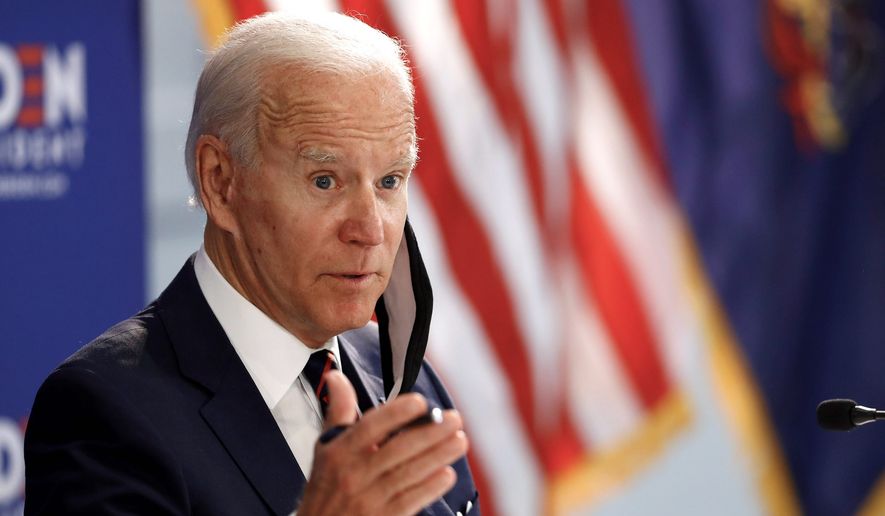 Some wonder if Democratic presidential candidate Joseph R. Biden&#39;s &quot;double-digit&quot; lead over President Trump is beginning to fade. (Associated Press)