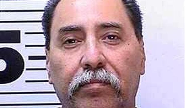 This Oct. 31, 2018 photo provided by the California Department of Corrections and Rehabilitation shows San Quentin death row inmate Johnny Avila Jr. The CDCR announced that Avila, 62, was pronounced dead Sunday, July 26, 2020, at an outside hospital from what appears to be complications related to COVID-19. An exact cause of death will be determined by the coroner. (California Department of Corrections and Rehabilitation via AP)