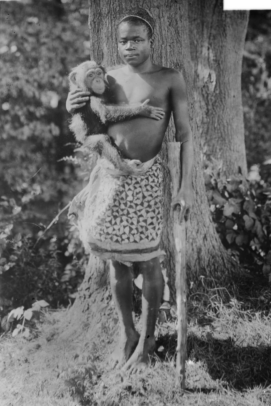 This photo, circa 1915, from the Library of Congress, shows Ota Benga. The organization that runs New York's Bronx Zoo is apologizing for racist episodes in the zoo's past, including putting Ota Benga, a Central African man, on display in the Monkey House in 1906. "In the name of equality, transparency, and accountability, we must confront our organization's historic role in promoting racial injustice as we advance our mission to save wildlife and wild places," officials with the Wildlife Conservation Society said in a statement Wednesday, July 30, 2020. (Library of Congress, Prints & Photographs Division via AP)
