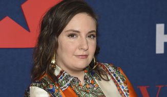 FILE - Lena Dunham attends the premiere of the final season of HBO&#39;s &amp;quot;Veep&amp;quot; on March 26, 2019, in New York. Dunham says her body “revolted” during a struggle with COVID-19. The 34-year-old creator and star of HBO&#39;s “Girls” said in a long Instagram post Friday, July 31, 2020, that what began as moderate aches were followed by a high fever, “crushing fatigue,” and the feeling that she was losing control of her body. She said the serious symptoms subsided after three weeks and she tested negative after a month. Dunham says she is telling her story now because she is seeing too much carelessness amid the pandemic. (Photo by Evan Agostini/Invision/AP, File)