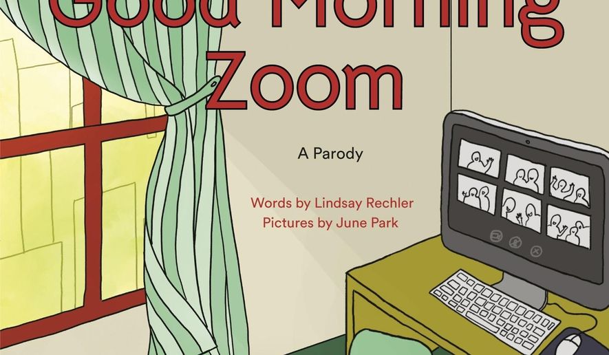 This cover image released by Philomel shows "Good Morning Zoom" by Lindsay Rechler, available October 6. (Philomel via AP)