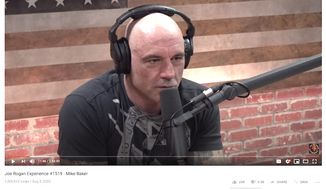 Joe Rogan on his podcast on Aug. 4, 2020. (Image: YouTube, &quot;The Joe Rogan Experience,&quot; video screenshot) 