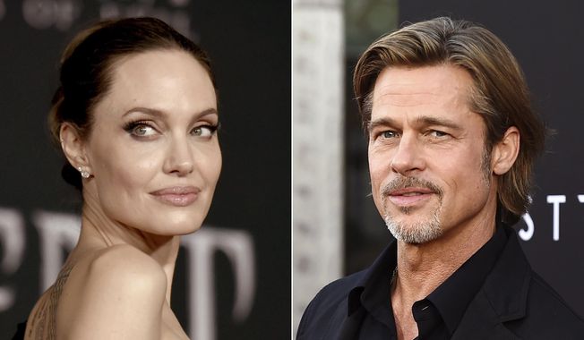 This combination photo shows Angelina Jolie at the world premiere of &amp;quot;Maleficent: Mistress of Evil&amp;quot; in Los Angeles on Sept. 30, 2019, left, and Brad Pitt at the special screening of &amp;quot;Ad Astra&amp;quot; in Los Angeles on Sept. 18, 2019.  Jolie asked Monday that the private judge overseeing her divorce from Pitt be disqualified from the case because of insufficient disclosures of his business relationships with one of Pitt’s attorneys. (AP Photo)