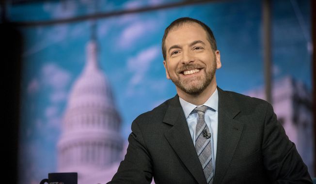 Chuck Todd said Sunday he&#x27;ll be leaving &quot;Meet the Press&quot; after a tumultuous near-decade of moderating the NBC political panel show, to be replaced in the coming months by Kristen Welker. (Associated Press, File)