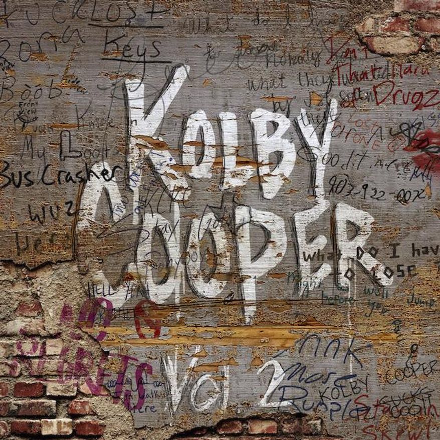 This cover image released by Combustion Music shows "Vol. 2" an EP by Kolby Cooper. (Combustion Music via AP)