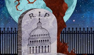 The Death of the Legislative Branch Illustration by Greg Groesch/The Washington Times