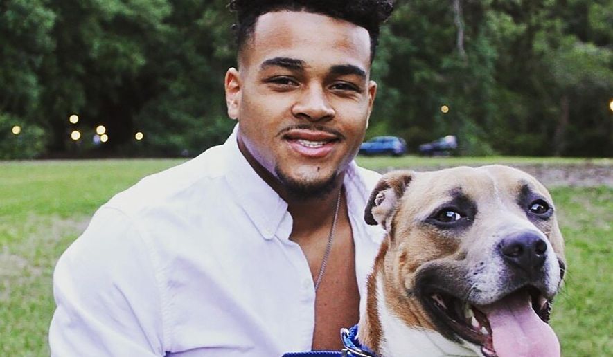 This undated photo provided by Jenna Varner shows her friend Marc Wilson, of Sharpsburg, Ga. Wilson, a biracial man charged with murder in the shooting of a 17-year-old white girl on a Georgia highway, says he fired in self-defense after her friends in a pickup truck yelled racial slurs and tried to run his car off the road. (Jenna Varner via AP)