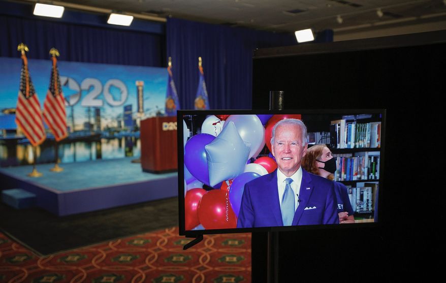 Numerous critics have noted that the Democratic National Convention and presidential hopeful Joseph R. Biden are lacking in making a memorable impression or an emotional effect on voters. (Associated Press)