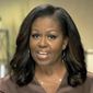 In this image from video, former first lady Michelle Obama speaks during the first night of the Democratic National Convention on Monday, Aug. 17, 2020. (Democratic National Convention via AP)