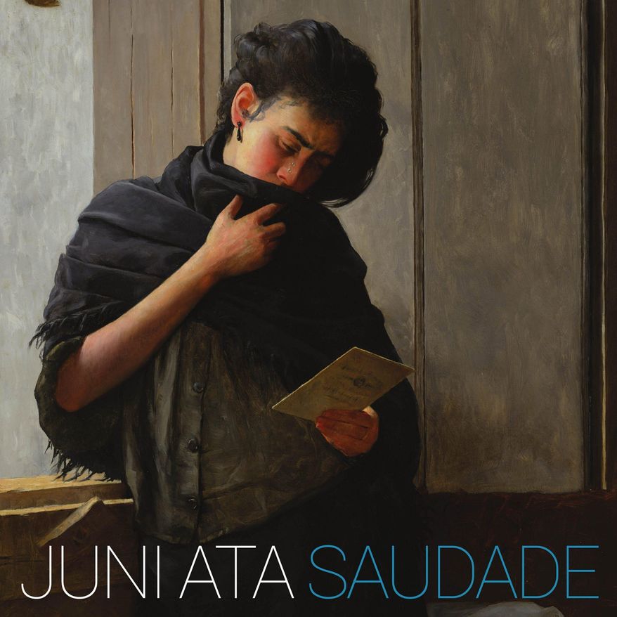 This cover image released by Flying On Fire shows "Saudade" by Juni Ata. (Flying On Fire via AP)