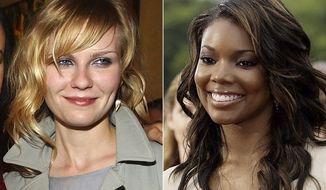 In this combination photo, Kirsten Dunst appears at the screening of her film &amp;quot;The Cat&#39;s Meow&amp;quot; in Los Angeles, on April 10, 2002, left, and  Gabrielle Union arrives at a screening for her film &amp;quot;Bad Boys II,&amp;quot; in Los Angeles on July 9, 2003. Dunst and Union starred in the 2000 teen cheerleading comedy &amp;quot;Bring It On.&amp;quot;  The $10 million pic about the Rancho Carne Toros and the East Compton Clovers skyrocketed to No. 1  for two weeks. (AP Photos/Lucy Nicholson, left, and Kevork Djansezian)