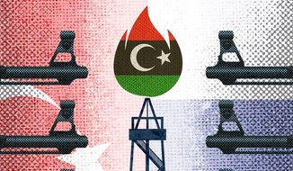 The Wart for Libyan Oil Illustration by Greg Groesch/The Washington Times