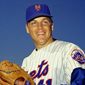 FILE - In this March 1968 file photo, New York Mets pitcher Tom Seaver poses for a photo, location not known. Seaver, the galvanizing leader of the Miracle Mets 1969 championship team and a pitcher who personified the rise of expansion teams during an era of radical change for baseball, has died. He was 75. The Hall of Fame said Wednesday night, Sept. 2, 2020, that Seaver died on Aug. 31 from complications of Lewy body dementia and COVID-19. (AP Photo, File)