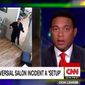 CNN host Don Lemon scolded House Speaker Nancy Pelosi for claiming she was "set up" by a San Francisco hair salon that exposed her indoors wash and dry that flouted coronavirus-related laws in the city. (Screen grab via CNN)