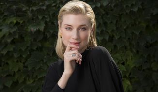 FILE - Actress Elizabeth Debicki appears during a portrait session at the 76th edition of the Venice Film Festival, in Venice, Italy, on Sept. 7, 2019.  Debicki stars in the Christopher Nolan film &amp;quot;Tenet.&amp;quot; (Photo by Joel C Ryan/Invision/AP, File)