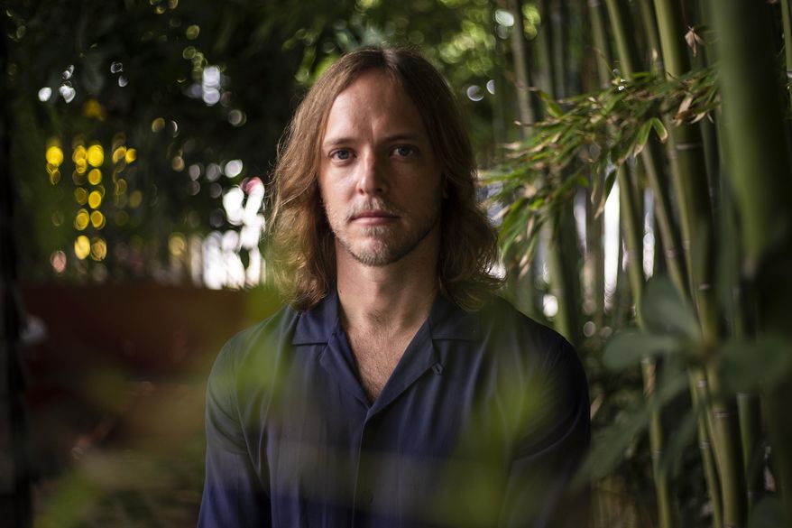 Director Roderick MacKay poses for portrait photographs for the film 'The Furnace' during the 77th edition of the Venice Film Festival in Venice, Italy, Saturday, Sept. 5, 2020. MacKay had to get government approval to leave Australia and will spend a total of a month in quarantine because of coronavirus precautions but says it's a small price to pay to bring his first feature film to Venice. (Photo by Joel C Ryan/Invision/AP)
