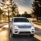 This photo provided by Fiat Chrysler shows the 2020 Jeep Grand Cherokee, which can tow up to 6,000 pounds with its standard V6 engine or 7,200 pounds with the more powerful V8. (Courtesy of FCA US via AP)
