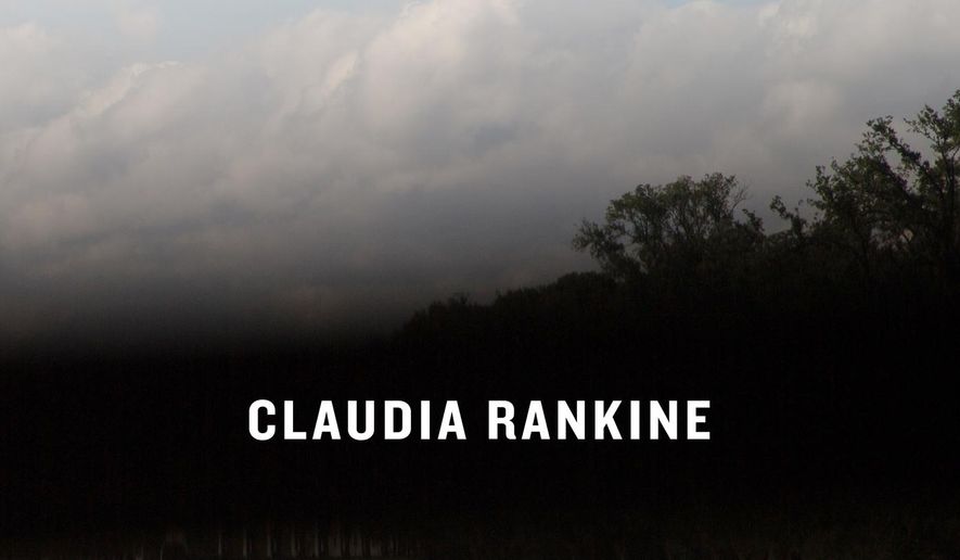 This cover image released by Graywolf Press shows "Just Us: An American Conversation" by Claudia Rankine. (Graywolf Press via AP)