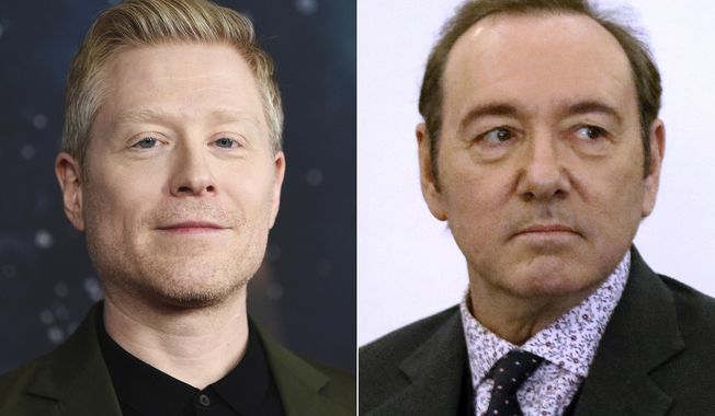 Actor Anthony Rapp attends the &amp;quot;Star Trek: Discovery&amp;quot; season two premiere in New York on Jan. 17, 2019, left, and actor Kevin Spacey is seen during his arraignment on a charge of indecent assault and battery in Nantucket, Mass., on Jan. 7, 2019.  On Wednesday, Sept. 9, 2020, Rapp was one of two men who filed a lawsuit against Spacey, accusing the actor of sexual assaults in the 1980s when he and the other plaintiff, who is  known as &amp;quot;C.D.&amp;quot; were teens. (AP Photo, File)